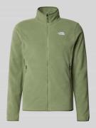 The North Face Fleecejacke mit Stehkragen und Label-Stitching in Oliv,...