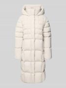 Marc Cain Daunenmantel mit Kapuze in Sand, Größe 44