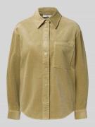 Marc O'Polo Denim Relaxed Fit Hemdbluse aus Baumwoll-Mix in Schilf, Gr...