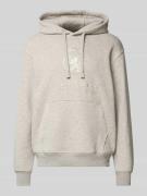 Tommy Hilfiger Oversized Hoodie aus Baumwoll-Mix in Hellgrau, Größe L