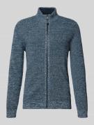 camel active Slim Fit Strickjacke Modell 'Mouline' in Petrol, Größe 3X...