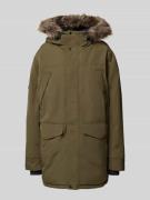 Superdry Regular Fit Parka mit Pattentaschen Modell 'Everest' in Khaki...