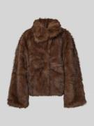 Neo Noir Jacke aus Kunstfell Modell 'Stephanie' in Mittelbraun, Größe ...