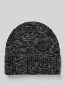 camel active Mütze in Strick-Optik Modell 'Two' in Anthrazit, Größe 1