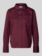 comma Regular Fit Hemdbluse mit Brusttasche Modell 'September' in Bord...