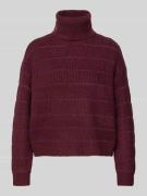Vila Regular Fit Pullover mit Rollkragen Modell 'Zaza' in Pflaume, Grö...