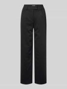 ICHI Stoffhose mit Gesäßtaschen Modell 'KATE' in Black, Größe L