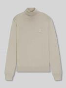 BOSS Orange Regular Fit Rollkragenpullover aus Baumwoll-Kaschmir-Mix M...