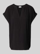 s.Oliver RED LABEL Loose Fit Blusenshirt aus Viskose-Mix in BLACK, Grö...
