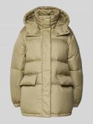 Marc O'Polo Denim Oversized Daunenjacke mit abnehmbarer Kapuze in Schi...