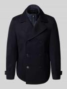 MCNEAL Mantel im Double-Layer-Look in Dunkelblau, Größe XXXL