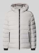 Geox Steppjacke mit Kapuze Modell 'SPHERICA' in Silber, Größe 50