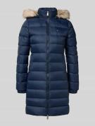 Tommy Jeans Slim Fit Steppmantel mit Daunen-Feder-Füllung in Dunkelbla...