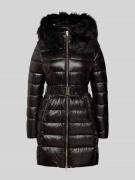 ROCK'N BLUE Daunenjacke mit Gürtel Modell 'Amy RX' in Black, Größe 34