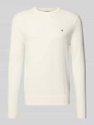 Tommy Hilfiger Regular Fit Strickpullover aus Baumwoll-Kaschmir-Mix in...