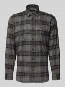 camel active Regular Fit Freizeithemd aus Flanell mit Label-Stitching ...