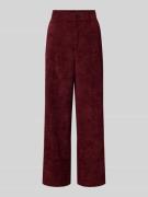 Soyaconcept Cordhose mit Eingrifftaschen Modell 'BINDI' in Bordeaux, G...