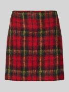 Lauren Ralph Lauren Minirock mit Nahtreißverschluss in Rot Melange, Gr...