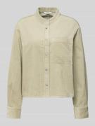 OPUS Relaxed Fit Hemdbluse mit Brusttasche Modell 'Falve' in Schilf, G...
