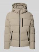 ECOALF Steppjacke mit Reißverschlusstaschen Modell 'BAZON' in Sand, Gr...