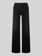 Only Wide Leg Jeans aus Baumwoll-Mix Modell 'BLUSH' in Black, Größe L/...
