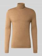 MCNEAL Regular Fit Rollkragenpullover aus Woll-Mix mit Kaschmir-Anteil...