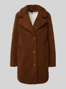 Vero Moda Regular Fit Teddy-Mantel mit Umlegekragen Modell 'KYLIE' in ...