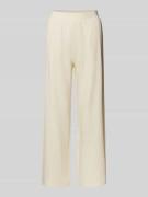 Christian Berg Woman Flared Culotte mit Strukturmuster in Offwhite, Gr...