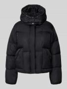Levi's® Regular Fit Steppjacke mit Kapuze Modell 'Bubble' in Anthrazit...