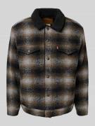 Levi's® Loose Fit Hemdjacke mit Woll-Anteil Modell 'James' in Mittelbr...