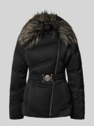 Guess Steppjacke mit Reißverschluss Modell 'ALIENOR' in Black, Größe L