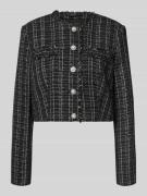 Guess Blazer mit Rundhalsausschnitt Modell 'SANDRA' in Black, Größe L