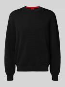 HUGO Loose Fit Strickpullover aus reiner Baumwolle Modell 'SAN CELLY' ...