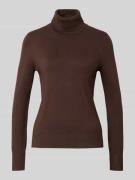 s.Oliver RED LABEL Regular Fit Rollkragenpullover aus Viskose-Mix in D...