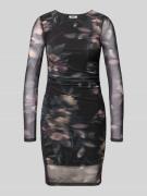 Only Schmales Minikleid mit semitransparenten Ärmeln Modell 'KAYA' in ...