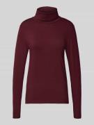 FREE/QUENT Longsleeve mit Rollkragen Modell 'Liana' in Bordeaux, Größe...