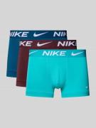 Nike Trunks mit elastischem Bund im 3er-Pack in Bleu, Größe L