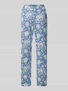 Christian Berg Woman Relaxed Fit Pyjama-Hose mit floralem Allover-Prin...