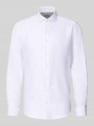 Jake*s Regular Fit Business Hemd aus Baumwolle mit Haikragen in Weiss,...