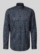 Jake*s Regular Fit Business-Hemd mit Kentkragen in Marine, Größe 37/38