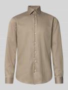 Christian Berg Men Regular Fit Businesshemd aus Baumwolle mit Kentkrag...