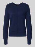 Christian Berg Woman Strickpullover mit gerippten Abschlüssen in Dunke...