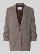 Jake*s Collection Blazer mit Reverskragen in Dunkelbraun, Größe 32