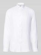 Jake*s Slim Fit Businesshemd mit extra langem Arm in Weiss, Größe 37/3...