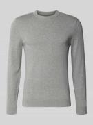 MCNEAL Strickpullover aus Baumwoll-Kaschmir-Mix mit Rundhalsausschnitt...