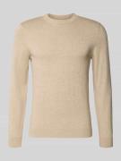 MCNEAL Strickpullover aus Baumwoll-Kaschmir-Mix mit Rundhalsausschnitt...