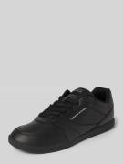 Tommy Hilfiger Low Top Sneaker aus echtem Leder in Black, Größe 40
