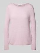 Marc O'Polo Regular Fit Strickpullover aus reiner Baumwolle in Lavende...