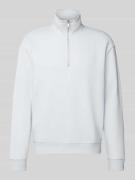 MCNEAL Sweatshirt mit Stehkragen in Hellblau, Größe L