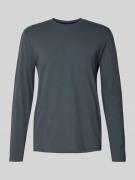 Christian Berg Men Longsleeve mit geripptem Rundhalsausschnitt in Flan...